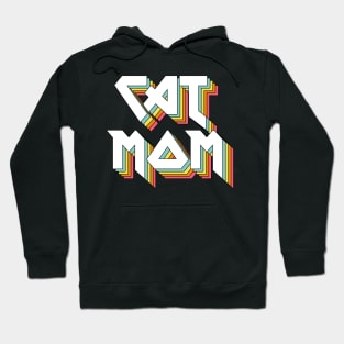 CAT MOM - Typographic Statement Design Hoodie